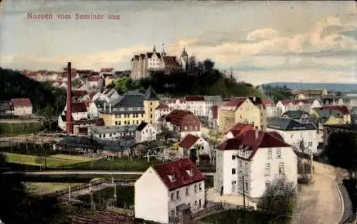 Ak Nossen in Sachsen, Blick vom Seminar aus