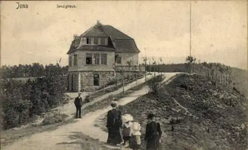 Ak Jena in Thüringen, Blick zum Jenighaus