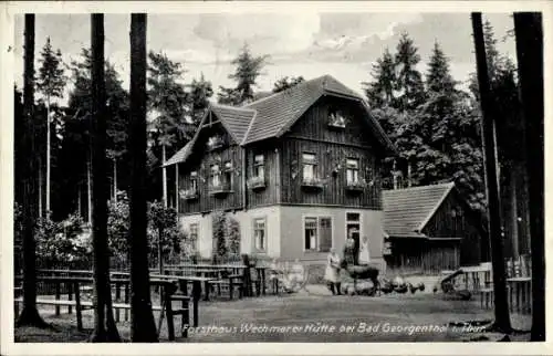 Ak Georgenthal in Thüringen, Forsthaus Wechmarer Hütte