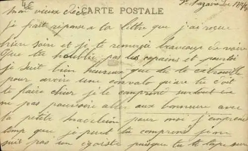 Ak Paquebot Espagne, CGT French Line, Ansicht Steuerbord