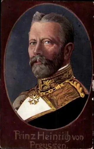 Künstler Ak Großadmiral Prinz Albert Wilhelm Heinrich von Preußen, Portrait