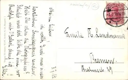 Künstler Ak Kaiser Wilhelm II. von Preußen, Portrait