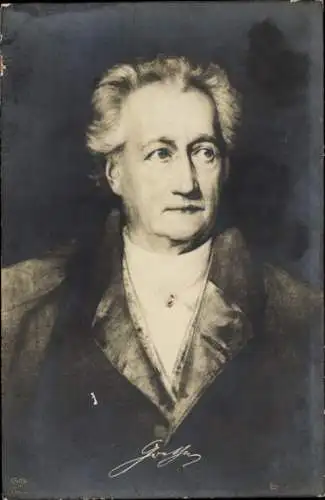 Künstler Ak Rumpf, Fritz, Schriftsteller Johann Wolfgang von Goethe, Portrait