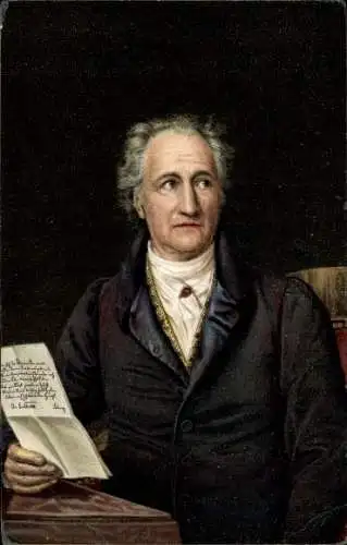 Künstler Ak Stieler, J. K., Dichter und Schriftsteller Johann Wolfgang von Goethe, Portrait