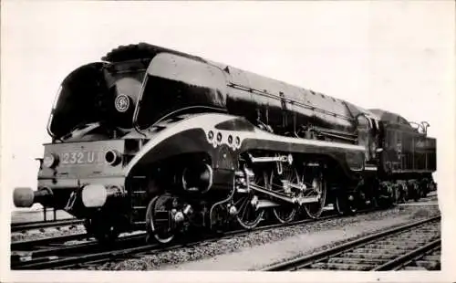 Ak Französische Eisenbahn, Chemin de Fer, Locomotive 232 U, Tender 36 B