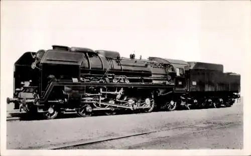 Ak Französische Eisenbahn, Chemin de fer, Locomotive, 141 P Compound, Tender 36 P