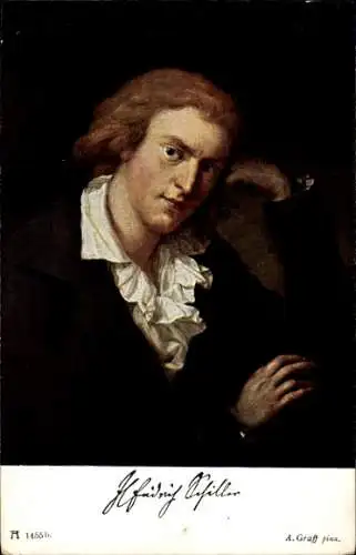 Künstler Ak Graff, A., Dichter und Schriftsteller Friedrich von Schiller, Portrait