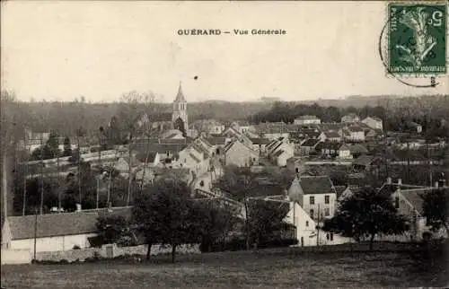 Ak Guérard Seine-et-Marne, Gesamtansicht