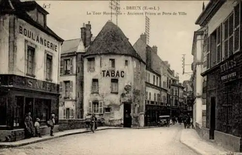 Ak Dreux Eure et Loir, La Tour Hennequin, Ancienne Prison et Porte de Ville