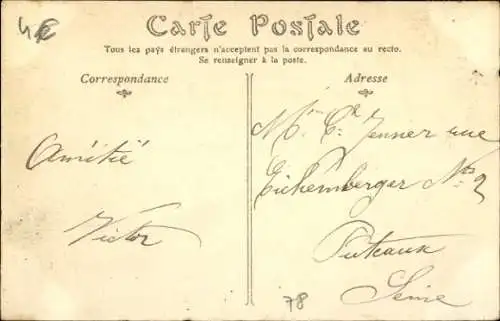 Ak Mantes Yvelines, Rathaus, Gericht