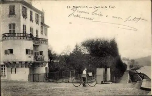 Ak Mantes Yvelines, Quai de la Tour