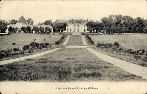 Ak Millémont Yvelines, Schloss