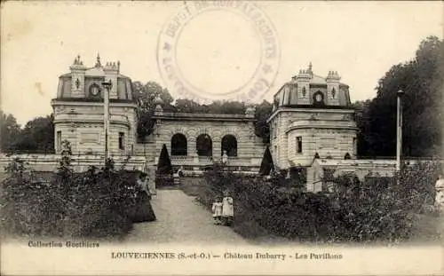 Ak Louveciennes Yvelines, Schloss Dubarry, Pavillon