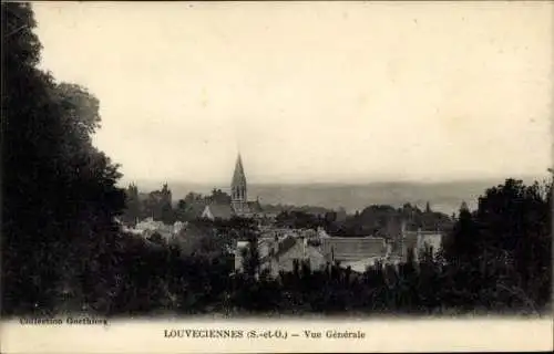 Ak Louveciennes Yvelines, Gesamtansicht