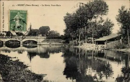 Ak Niort Deux Sèvres, Sevre, Pont Main