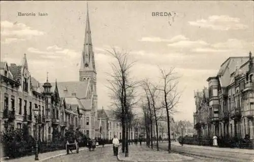 Ak Breda Nordbrabant Niederlande, Baronielaan