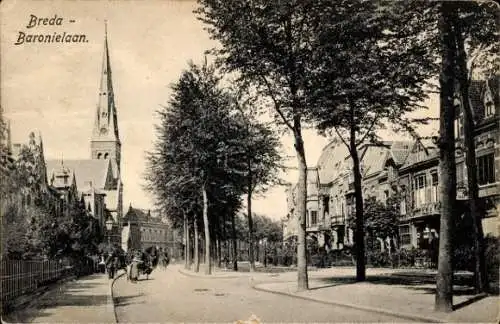 Ak Breda Nordbrabant Niederlande, Baronielaan