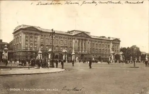 Ak City of Westminster London England, Buckingham Palast