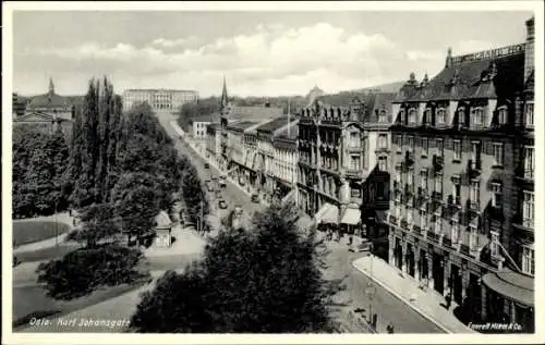 Ak Oslo Norwegen, Karl Johans gate