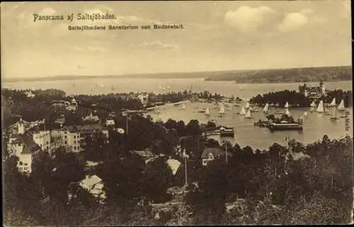 Ak Saltsjöbaden Schweden, Sanatorium und Badeanstalt