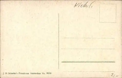 Buchstaben Passepartout Ak Rotterdam Südholland Niederlande, Kamel am Eingang, See