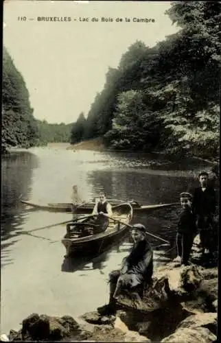 Ak Brüssel Brüssel, Lac du Bois de la Cambre