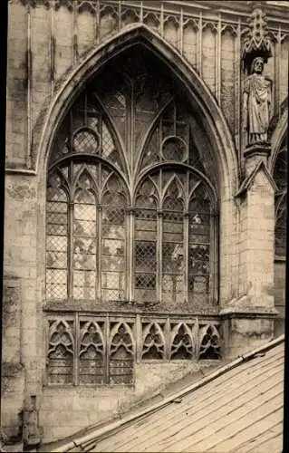 Ak Tongres Tongeren Flandern Limburg, Lieve-Vrouwekerk, Venster der kruisbeuk