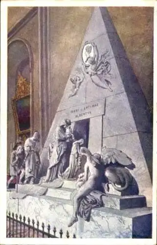 Künstler Ak Wien 1, Christinen Denkmal in der Augustinerkirche, BKWI