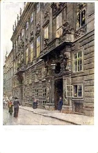 Künstler Ak Graner E., Wien 1, Finanzministerium, BKWI