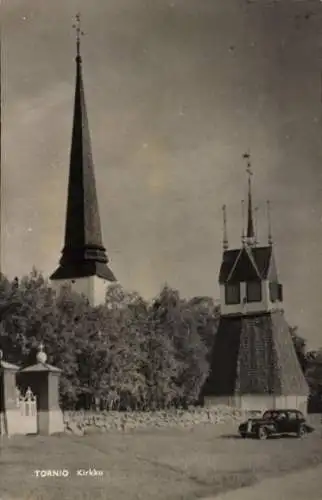 Ak Tornio Torneå Lappland Finnland, Kirche, Auto