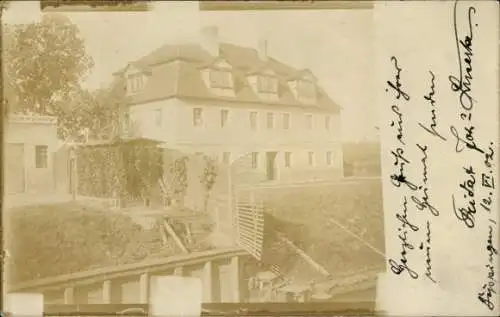 Foto Ak Göppingen in Württemberg, Wohnhaus, Villa, Garten