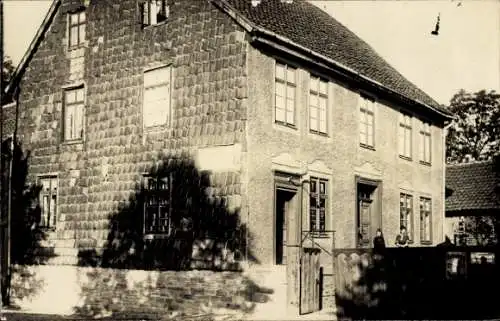 Foto Ak Kleingießhübel Reinhardtsdorf Schöna Sächsische Schweiz, Backsteinhaus