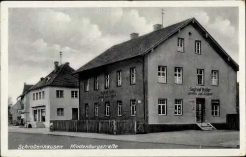 Ak Schrobenhausen in Oberbayern, Hindenburgstraße, Gasthof