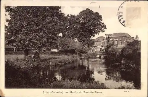 Ak Orbec Calvados, Moulin du Pont de Pierre