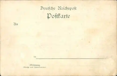 Präge Passepartout Litho Leipzig in Sachsen, Neues Theater