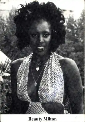 Ak Schauspielerin Beauty Milton, Portrait, Autogramm