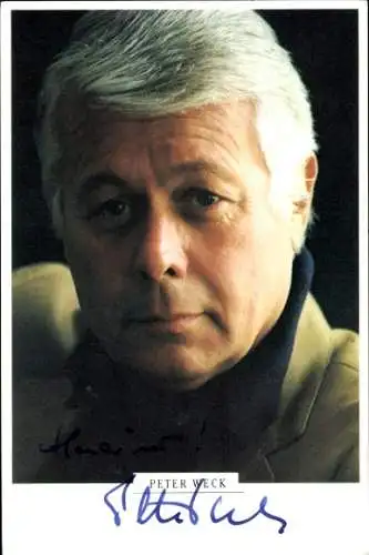 Ak Schauspieler Peter Weck, Portrait, Autogramm