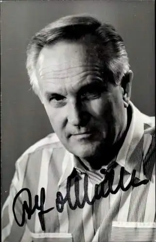 Ak Schauspieler Alfred Müller, Portrait, Autogramm