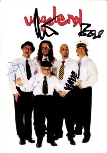 Al Musikgruppe Ungelenk, Gruppenbild, Autogramme