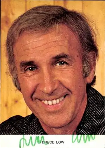 Ak Schauspieler und Sänger Bruce Low, Portrait, Autogramm