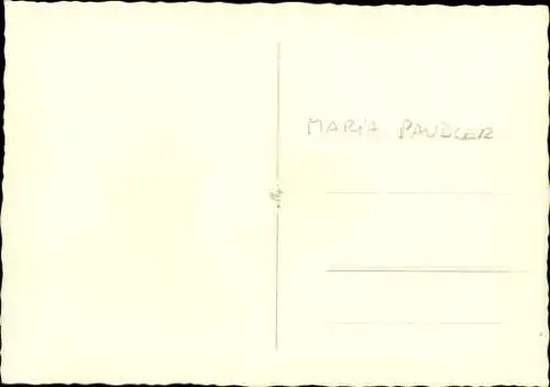 Ak Schauspieler Maria Paudler, Portrait, Autogramm