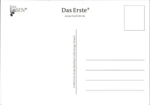 Ak Schauspieler Rolf Nagel, Portrait, Serie Rote Rosen, Autogramm