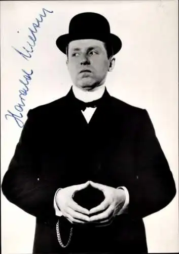 Ak Schauspieler Harald Nielsen, Portrait, Autogramm