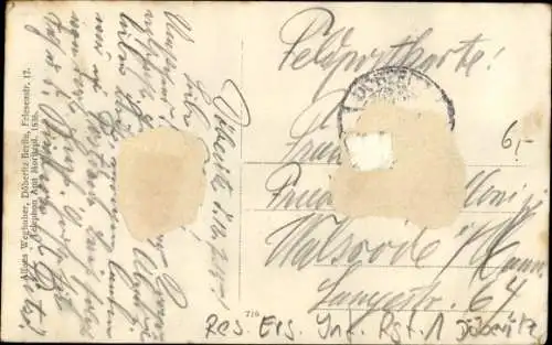 Foto Ak Deutsche Soldaten in Uniform, Res. Ers. Inf. Regt. 1, Truppenübungsplatz Döberitz