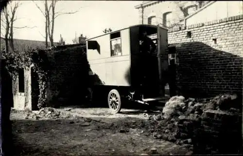 Foto Kriegsschauplatz 1. WK, Foto-Wagen der deutschen Armee