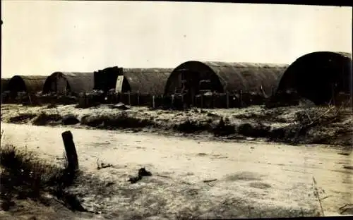 Foto Bienvillers au Bois Pas de Calais, Engl. Barackenlager