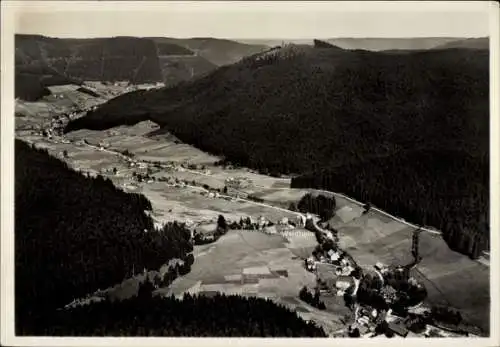 Ak Buhlbach Baiersbronn im Schwarzwald, Blick auf  Baiersbronn, Schwarzwald