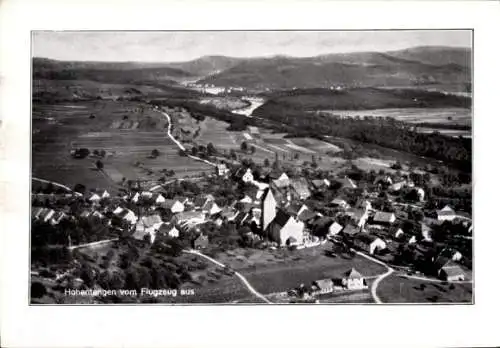 Ak Hohentengen am Hochrhein, Fliegeraufnahme