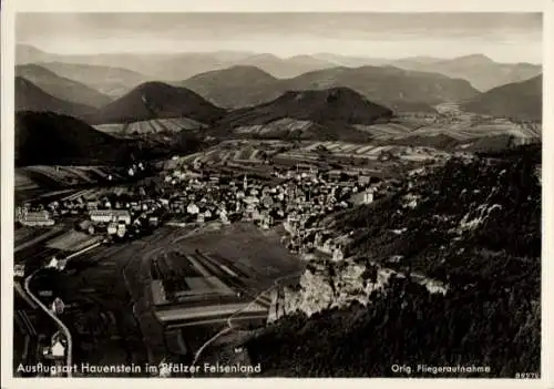 Ak Hauenstein in der Pfalz, Fliegeraufnahme