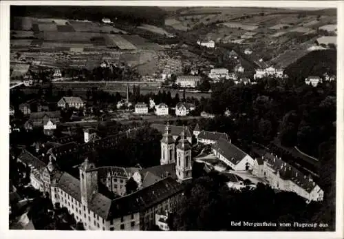 Ak Bad Mergentheim in Tauberfranken, Fliegeraufnahme